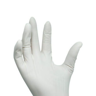 R1658 Custom Made MEDIUM Bordelle Latex Rubber Gloves SECONDS RRP £87.55 