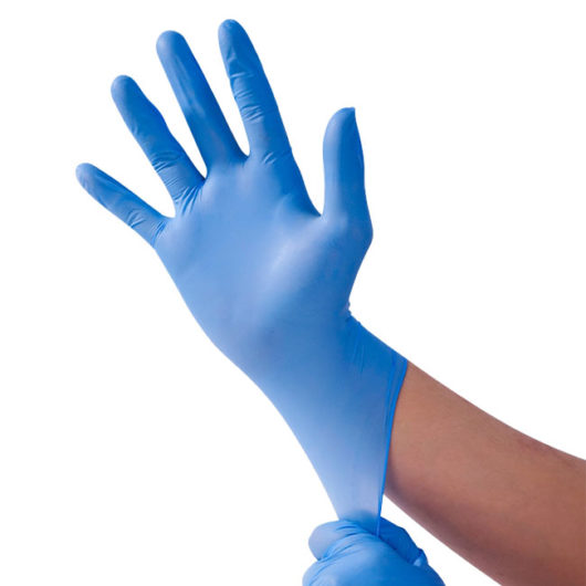 disposable nitrile exam gloves